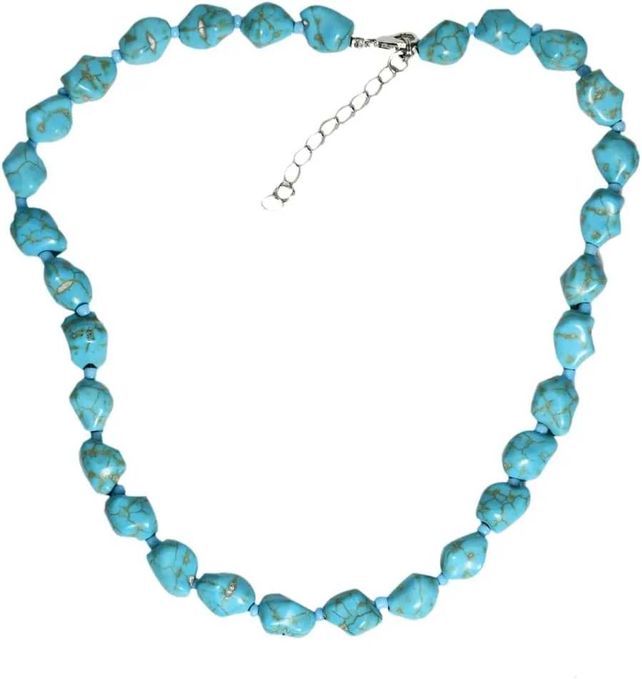 JAYUMO 8mm Mala Beads Necklace Natural Stone Meditation Statement Necklace Hand Knotted Japa Yoga Rosary Prayer Beaded Tassel Necklace
