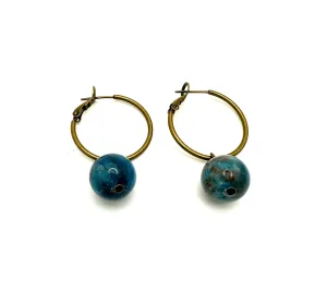 Jellyfish Agate Earrings