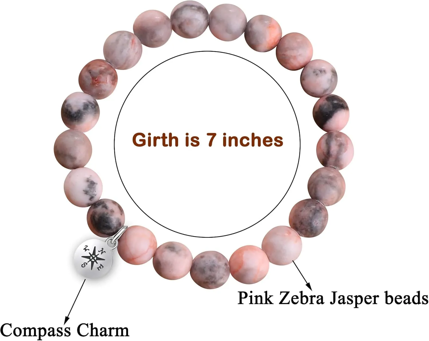 JoycuFF Graduation Gifts for Her Him Class of 2025 Graduation Bracelets Inspirational Graduation Compass Bracelet for Women College Graduation Gift for Him Her