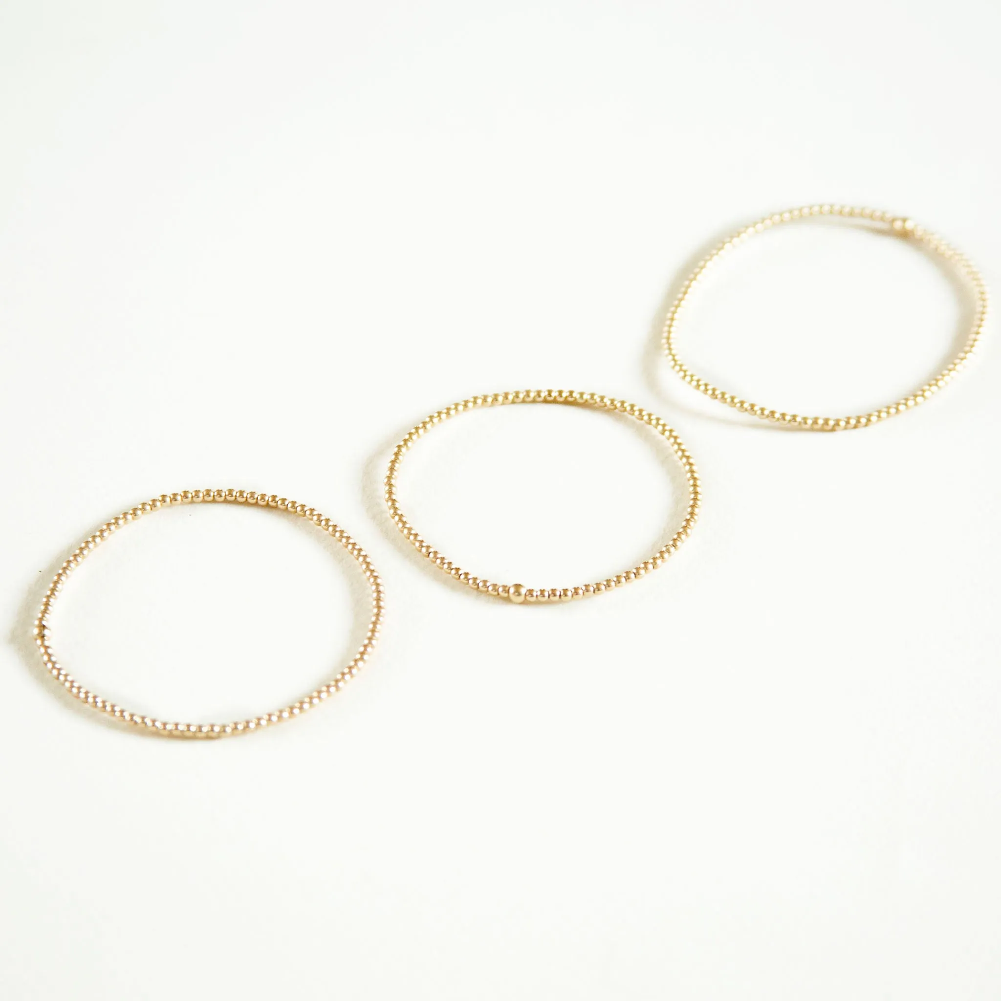 Karen Lazar Small Beaded Bracelets (3-pack)