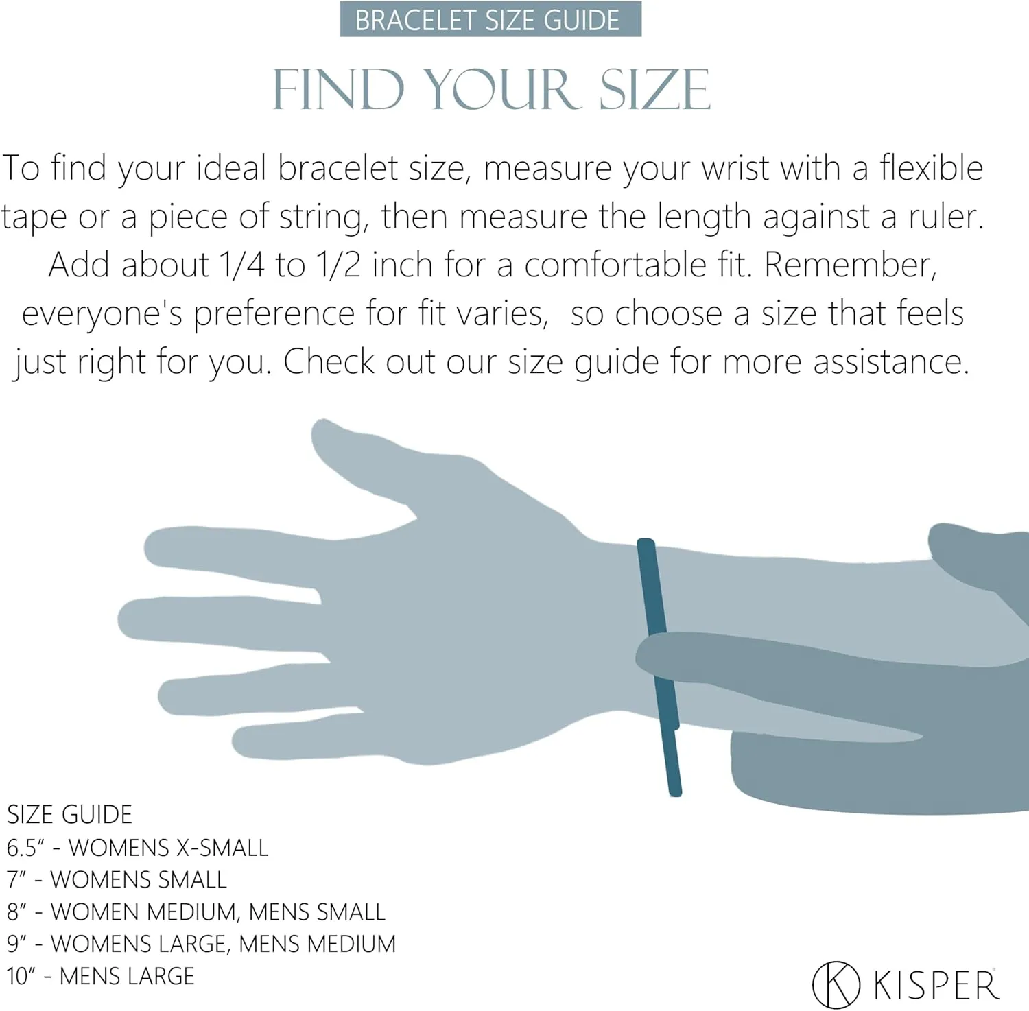 KISPER Mens Gold Bracelet 18K Gold Plated 925 Sterling Silver - 5mm Cuban Link Curb Chain & Figaro Link Bracelets for Men - Sizes 6.5,7,8,9 Inch
