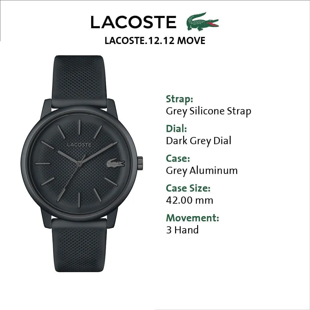 Lacoste 12.12 Move Men's Aluminium Case Quartz Watch