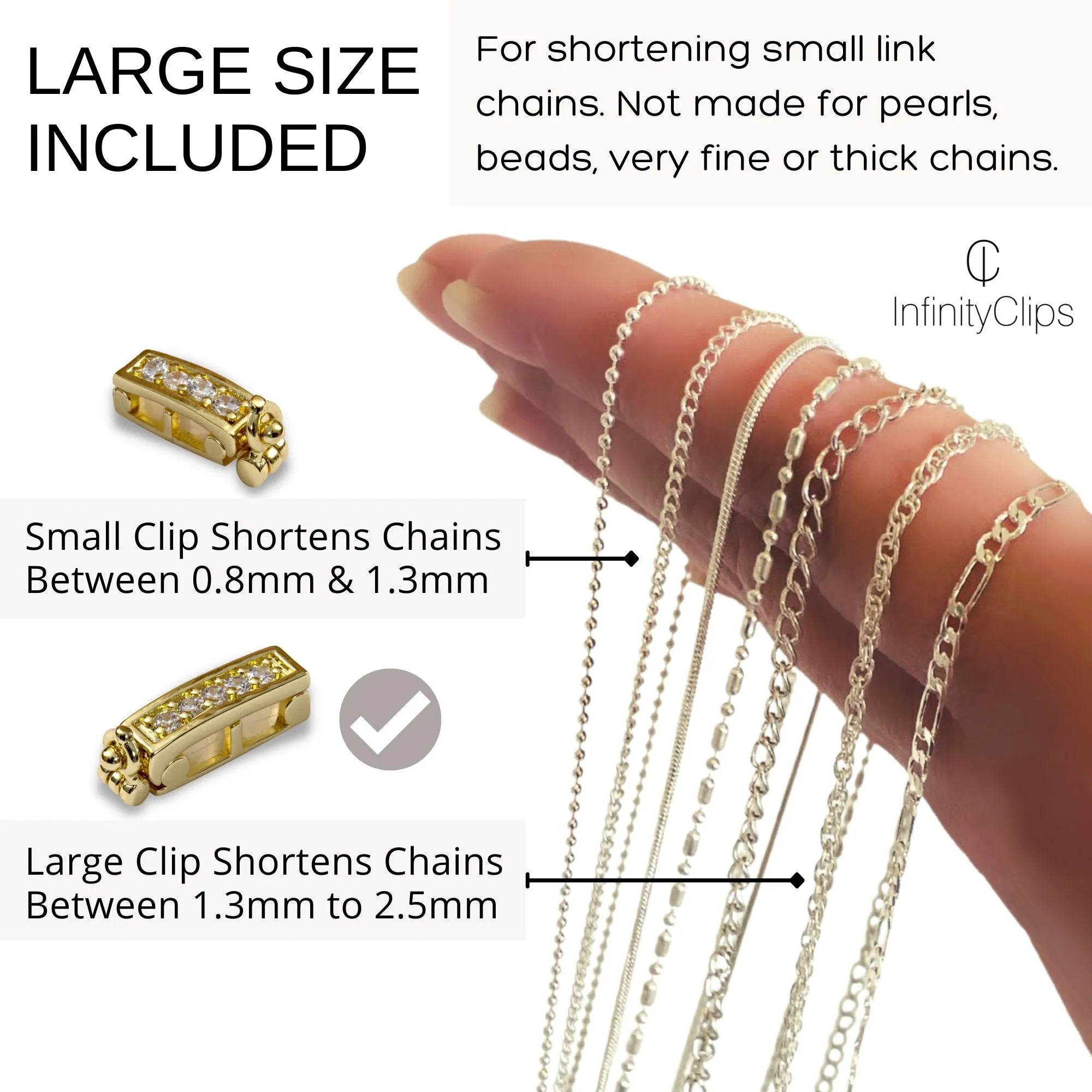 Large Gold Classic Shortener