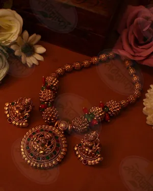 LAXMI MOTIF GOLD NECKLACE