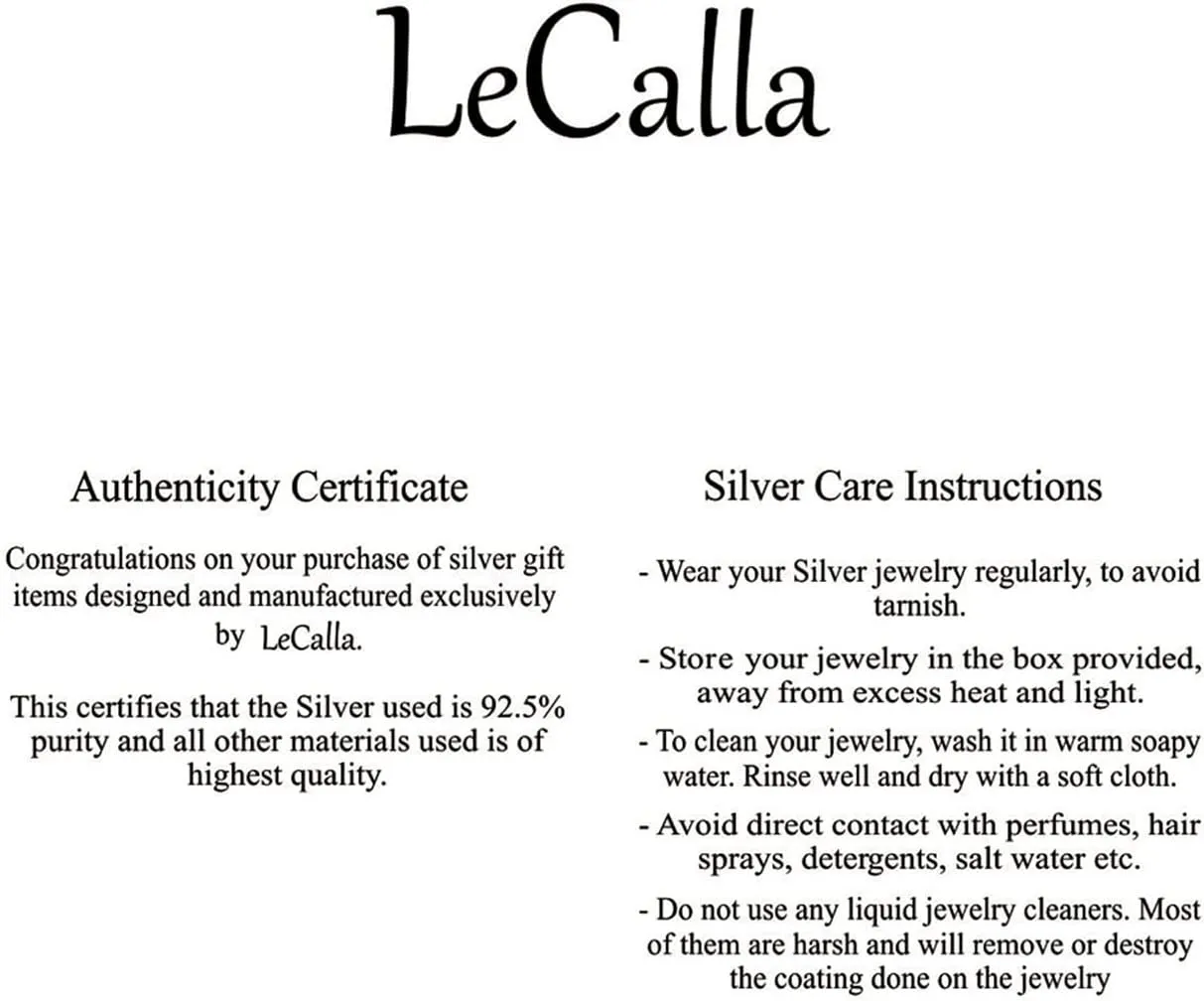 LeCalla Solid 925 Sterling Silver Classic Byzantine Necklace | Handmade Italian 2.5MM Byzantine Link Chain Necklace for Men Women, 925 Handmade in Italy