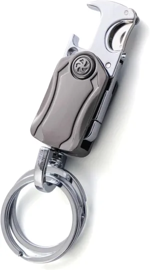 Metal Keyring Keychains Key Rings Chain Holder Organizer 3D Metal Emblem Pendant Classic Pendant Gift Birthday Present Family Present for Man and Woman Gifts Elegant Durable