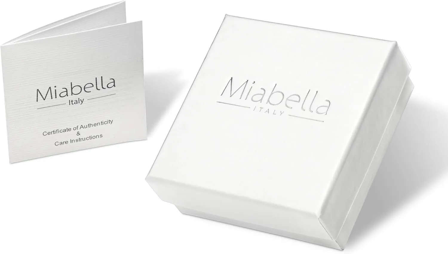 Miabella Solid 925 Sterling Silver Italian 2mm, 3mm Diamond-Cut Braided Rope Chain Necklace for Men Women Made in Italy