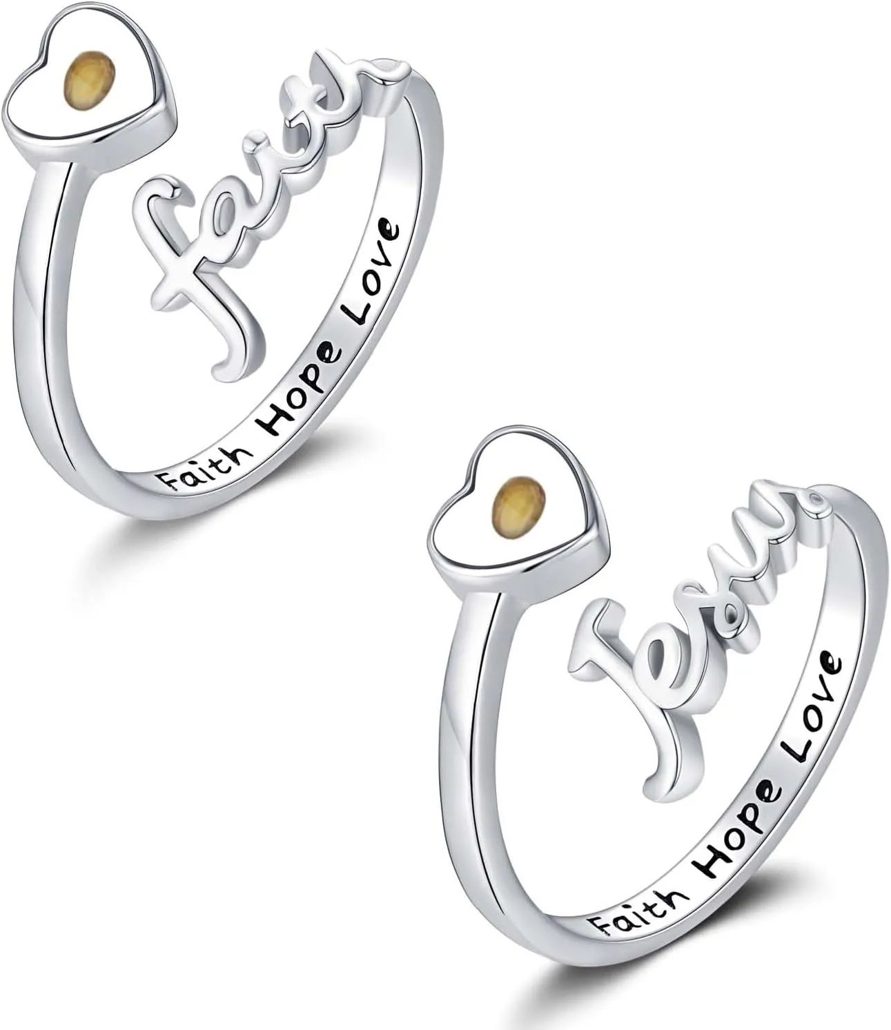 Midir&Etain Mustard Seeds Themed Rings  Mustard Seeds Faith Juses Rings
