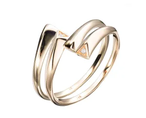 Minimalist 14k Yellow Gold Couples Rings by Majade | Couples Rings | Matching Promise Rings | Couples Wedding Ring Sets | Ring Pair Set | Engagement Ring Set | Diamond Ring Set | Horseshoe Rings.