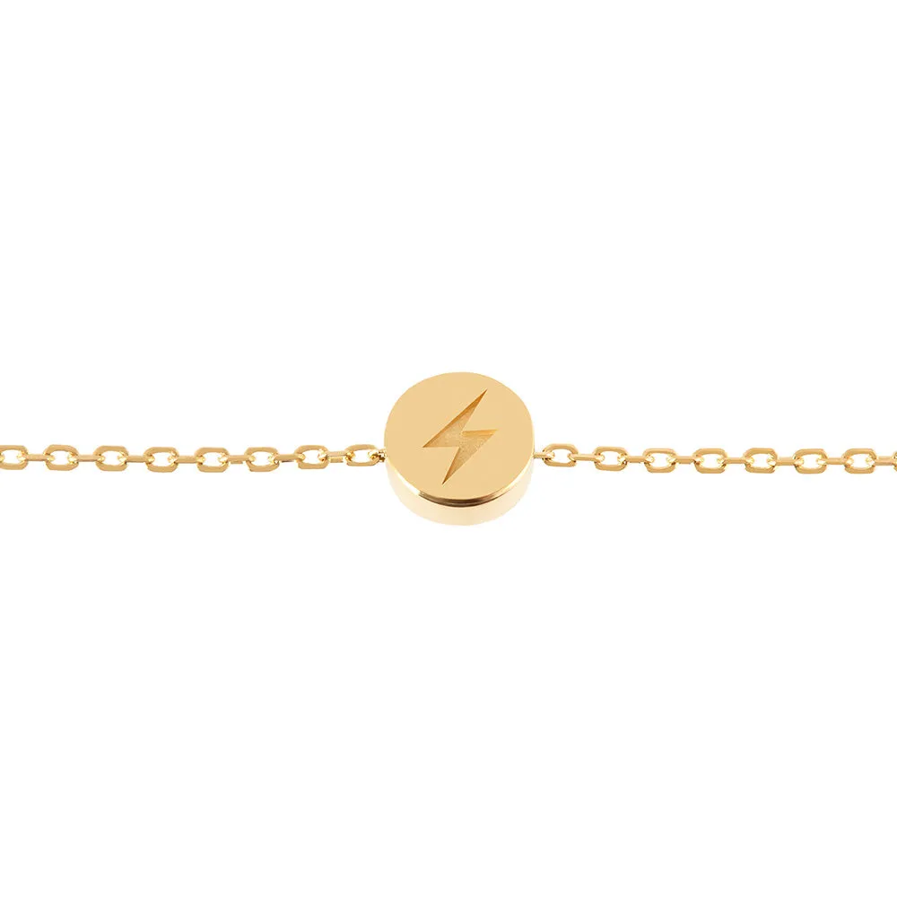 Modern Words Fine Lightning Bracelet