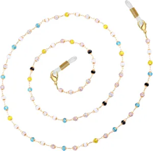 Multi-Functional Bead Eyewear Chain - Stylish Glasses Holder, Necklace and Mask Lanyard for Fashion Women