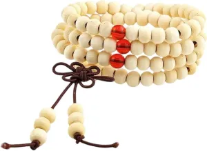 New 2025 6Mm Natural Sandalwood Bracelets & Bangles For Women Buddhist Buddha Wood Prayer Bead Mala Unisex Men Jewelry Findings Fashion Trendy Accessories Creative Gift