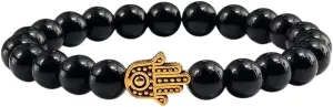 New 2025 Charms Men Black Lava Matte Beads Natural Volcanic Stone Bracelets Bangles Women Yoga Prayer Jewelry Findings Gift Cute Hand Bracelet Fashion Trendy Accessories Creative