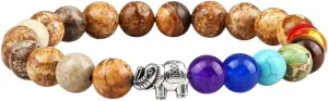 New 2025 Classic 7 Bracelets Buddha Head Charm Bracelet For Women Men Retro Elephant Couple Prayer Jewelry Findings Fashion Trendy Accessories Creative Gift