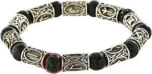 New 2025 Classic Natural Wood Beads Bracelets For Women Meditation Prayer Sliver Om Pendant Bracelet Men Wooden Yoga Decoration Jewelry Commemorative With You Accessories Trendy Best For Gift