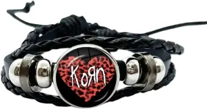 New 2025 Hip Hop Korn Music Rock Band Punk Band Bracelets Art Multilayer Braided Bracelets Bangles Handmade Jewelry Gifts Decoration Jewelry Commemorative With You Accessories Trendy Best For Gift
