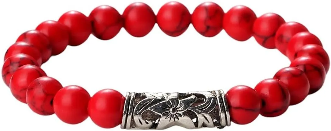 New 2025 Men's Lucky Prayer Beads Bracelets Women Charm Black Lava Tiger Eye Stone Couples Distance Bangles Yoga Jewellry Gifts Jewelry Findings Fashion Trendy Accessories Creative Gift