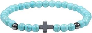 New 2025 Unisex Prayer Men Women Bracelet Cross Rosary Natural Stone Beads Jesus Onyx Meditation Bracelets Bangles Decoration Jewelry Luxury With For You Accessories Trendy Creative For Women And Men