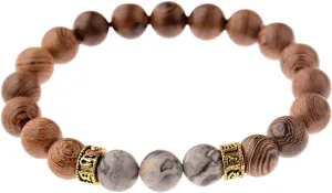 New 2026 10Mm Natural Wood Beads Yoga Bracelet For Women Men Elastic Buddhist Prayer Buddha Bracelets&bangles Jewelry Hombre Fashion Trendy Accessories Creative Gift For Women And Men