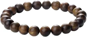 New 2026 6/8 10Mm Arborvitae Wooden Beads Bracelet Black Flower Pear Aroma Elastic Bangles Women Men Prayer Lucky Buddhism Buddha Jewelry Fashion Trendy Accessories Creative Gift