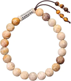 New 2026 Handmade Tibetan Buddhist Om Prayer Bracelets Men Women Natural Stones Transfer Beads Six-Character Mantra Lucky Bangles Decoration Jewelry Luxury Accessories Trendy Best For Gift
