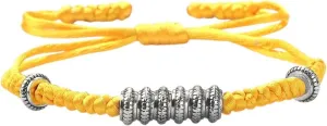 New 2026 Tibetan Buddhist Charm Bracelet Handmade Gold Sliver Color Beads Bracelets & Bangles For Women Men Prayer Jewelry Year Gifts Fashion Trendy Accessories Creative Gift For Women And Men