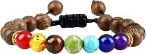 New 2026 Unisex 8Mm Natural Stone Tiger Eye 7 Prayer Beaded Bracelets Handmade Bangles Women Men Jewelry Findings Pulseira Fashion Trendy Accessories Creative Gift For Women And Men