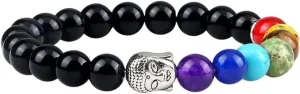 New 2026 Unisex Stainles Stell Classic 7 Bracelets Buddha Head Charm Bracelet For Women Men Retro Elephant Couple Prayer Jewelry Fashion Trendy Accessories Creative Gift For Women And Men