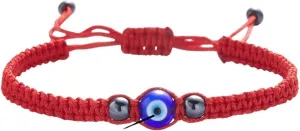 New 2026 Unisex Stainles Stell Handmade Turkish Lucky Bracelets Red Black Color Thread Couple Chain Prayer Bangles Jewelry Gift For Friend Fashion Trendy Accessories Creative For Women And Men