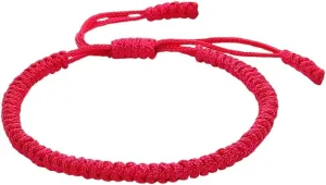 New 2026 Unisex Tibetan Couple Bracelet Lucky Red String Handwoven Knots Men Women Bracelets&bangles Prayer Rope Best Friend Jewelry Findings Fashion Trendy Accessories Creative Gift For And