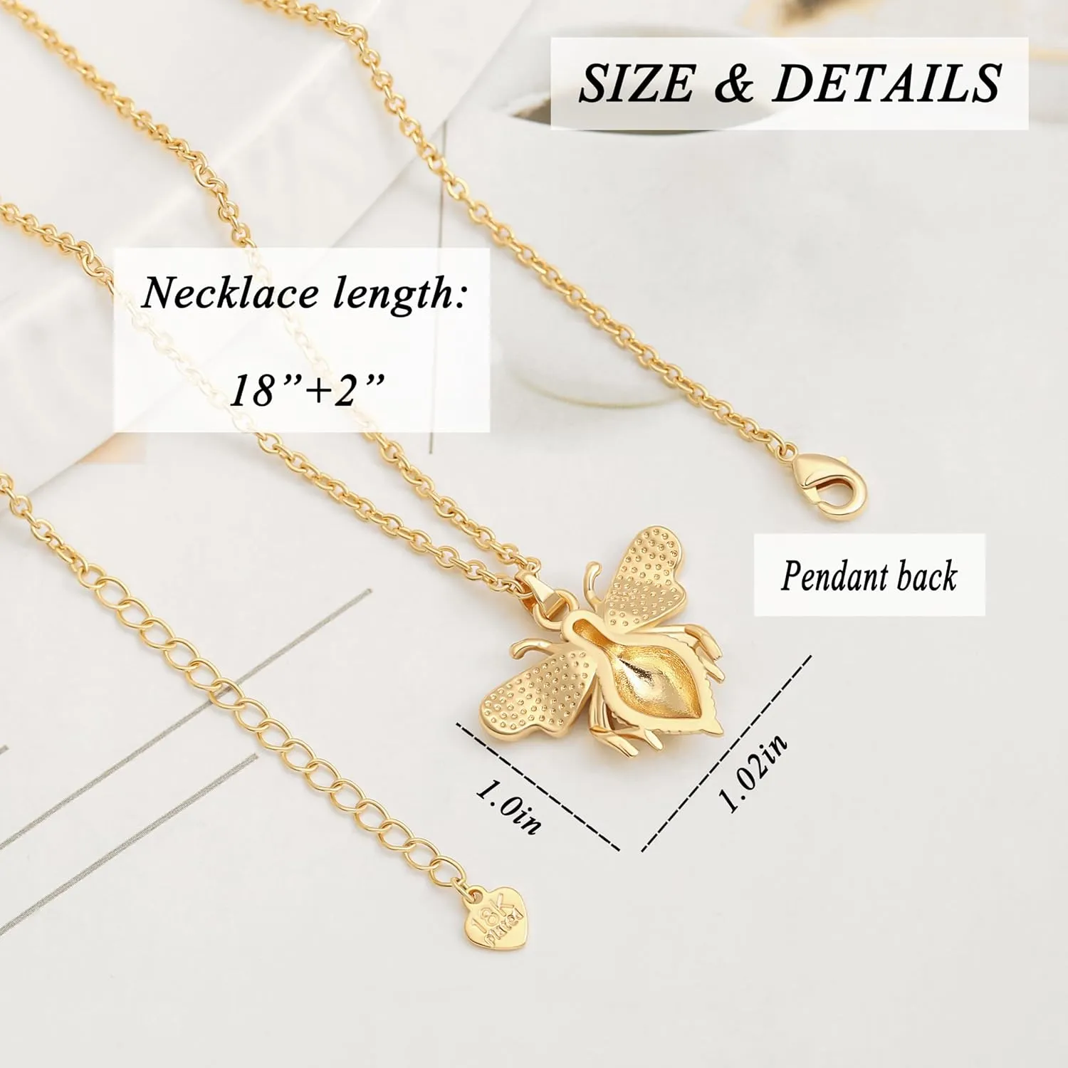 PERNNLA PEARL Crescent Moon and Star Pendant Necklace for Women Trendy Om Sun Necklace Dainty 18K Gold Chain Necklace Statement Necklace