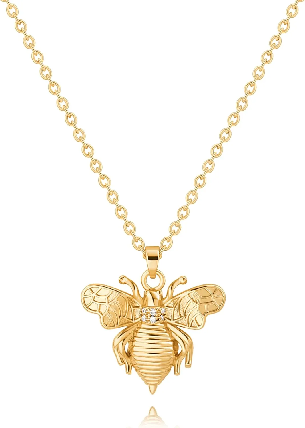 PERNNLA PEARL Crescent Moon and Star Pendant Necklace for Women Trendy Om Sun Necklace Dainty 18K Gold Chain Necklace Statement Necklace