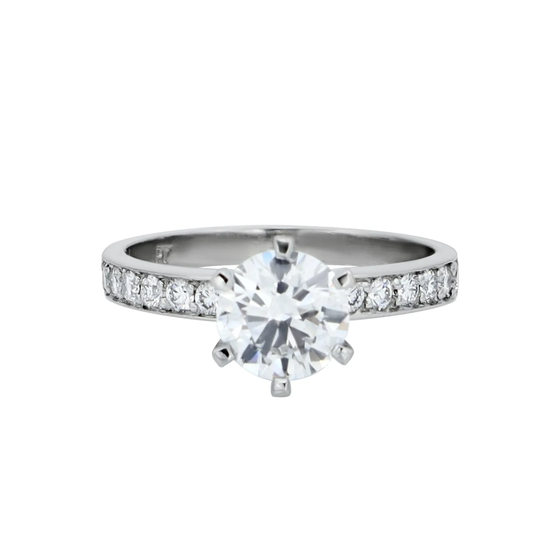 Platinum Tdw. 1.14ct Diamond Ring - 20730581