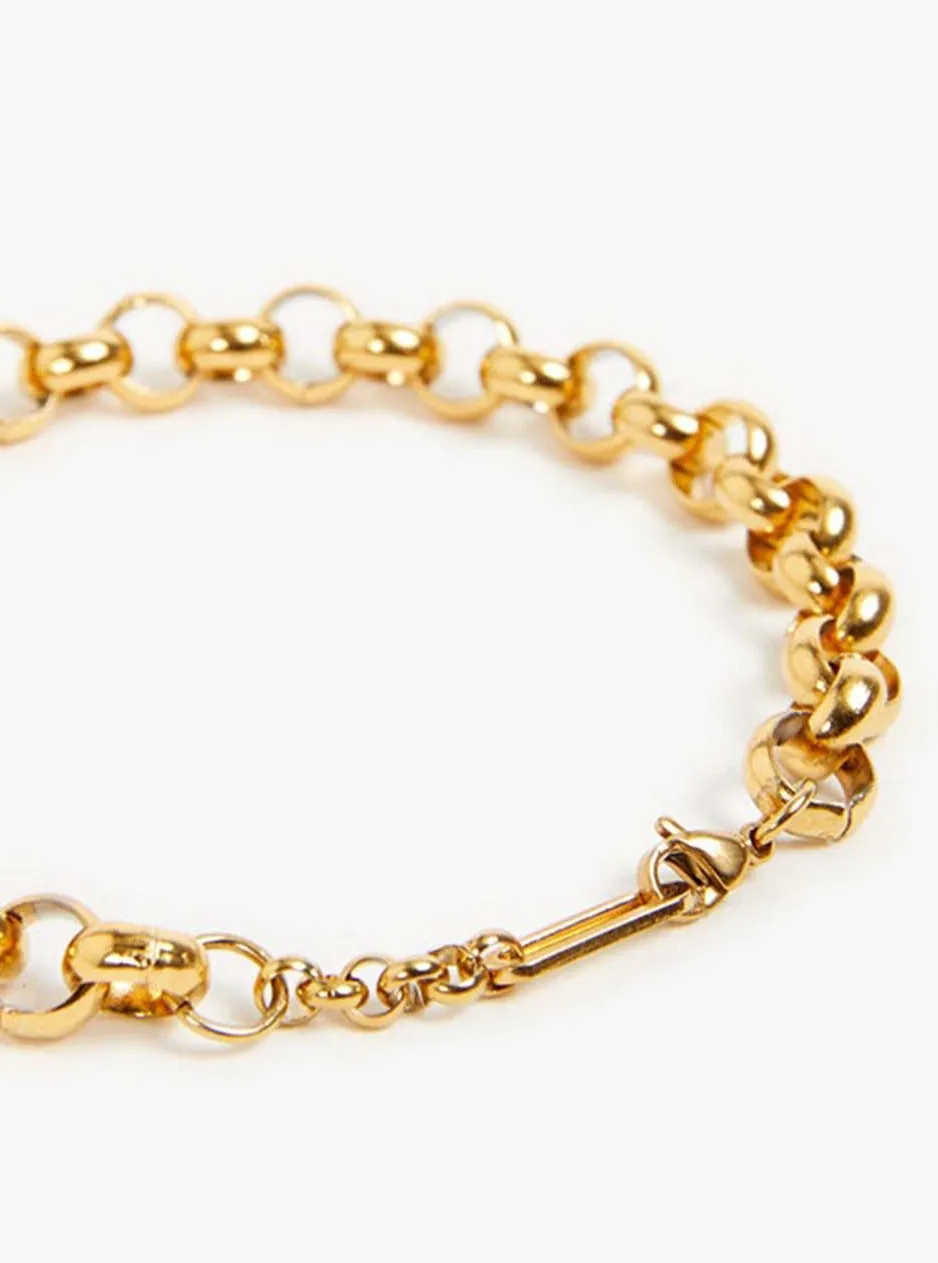Porter Chunky Belcher Bracelet in Gold