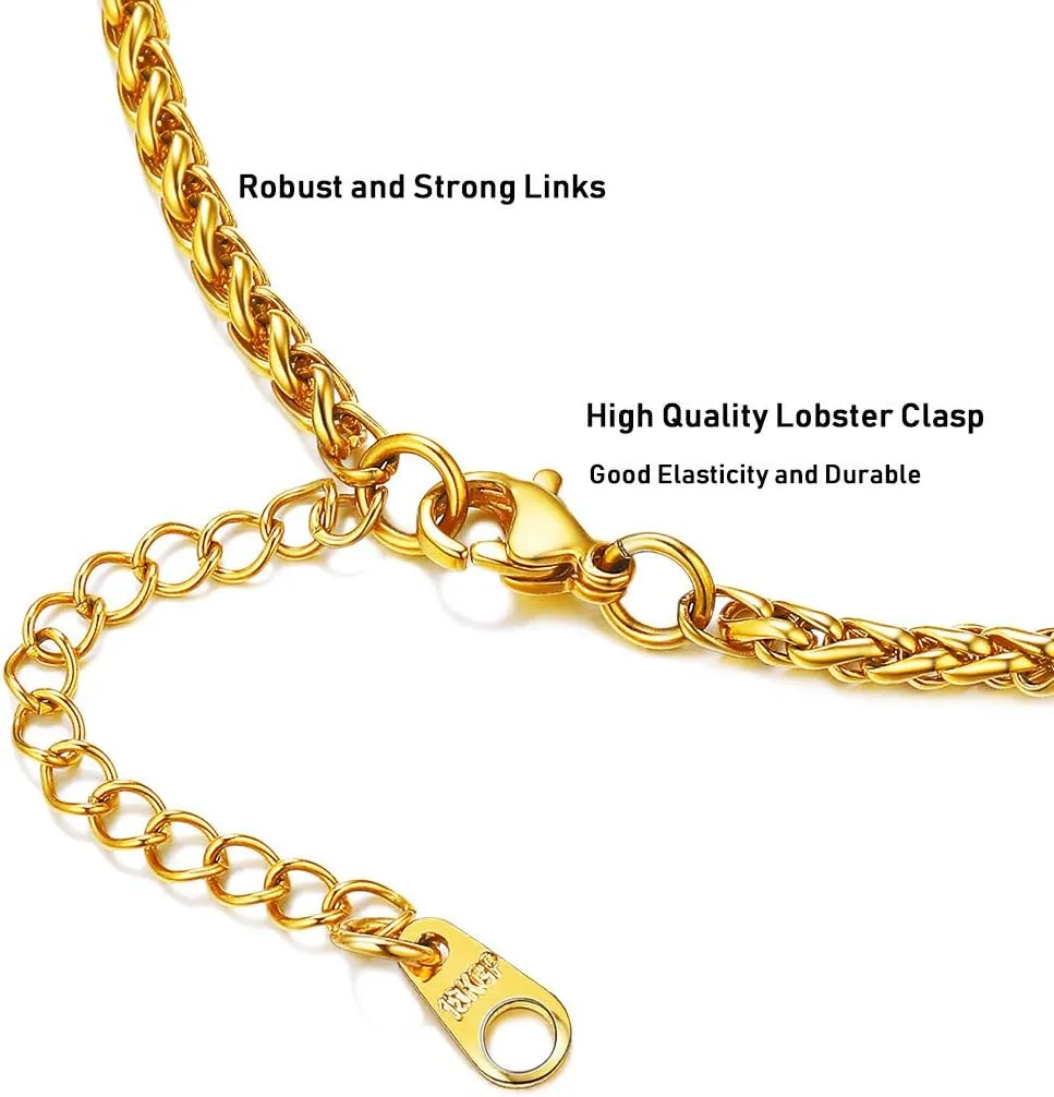 PROSTEEL 316L Stainless Steel 3D Football/Basketball/Volleyball/Baseball/Rugby Ball Cool Necklaces for Men, Sports Players Favors Jewelry, 22inch, Come with Box