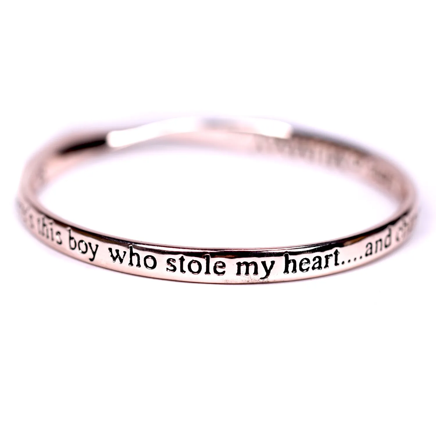 "So theres this boy that stole my heart and changed my name