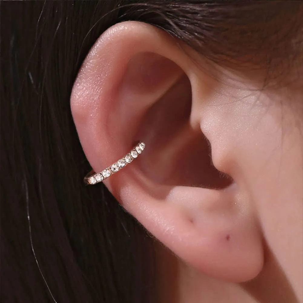 QWALIT Gold Earrings for Women Flat Back Hypoallergenic Screw Back Cartilage Earrings for Women Surgical Steel Small Hoop Earring Gold Plated Helix Jewelry Second Hole Earring Set