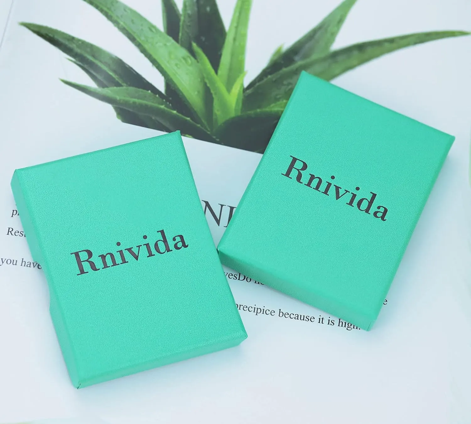 Rnivida Square Earrings for Men Women Sparkling Halo Earring Fashion Jewelry,18k White Gold Plated CZ Screw Back Stud Earring