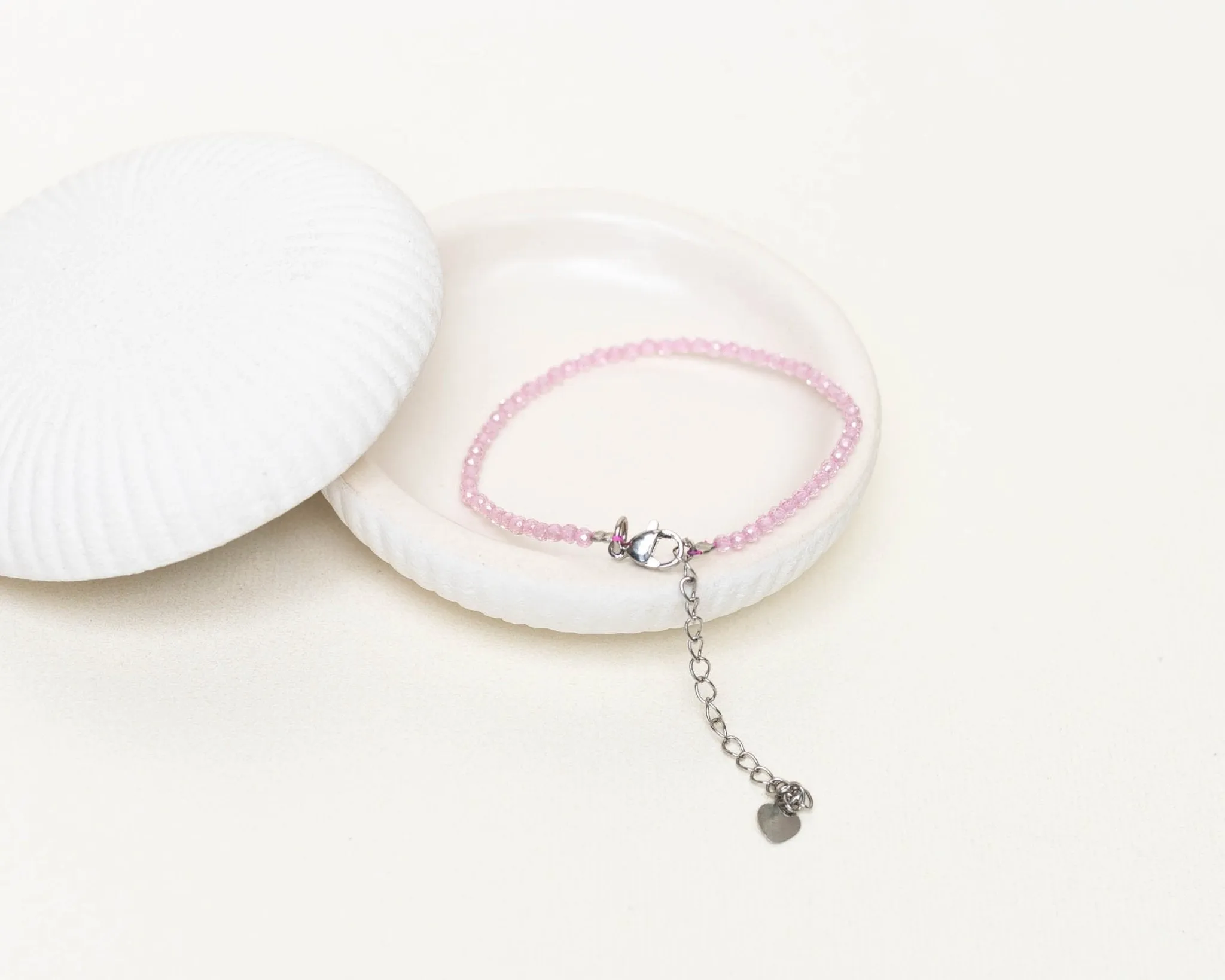 Rose Quartz Faceted Bracelet