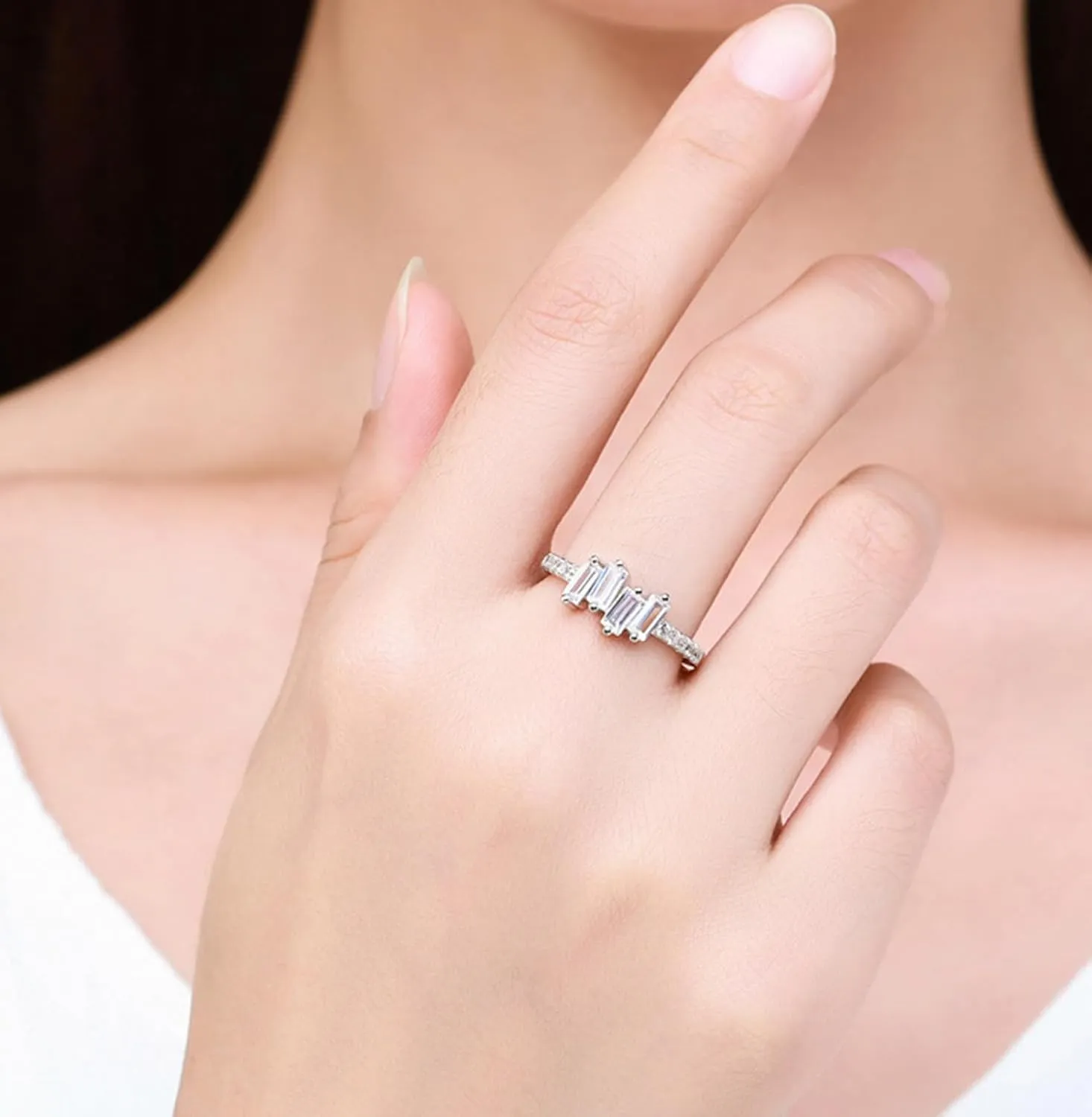 SELF-LOVE MULTI STONES RING,Irregular Beautifully Broken Multi-Stones Self-Love Ring, Zircon Inlaid Inspirational Ring,A Self-Reminder Ring Jewelry for Women,men,Friends