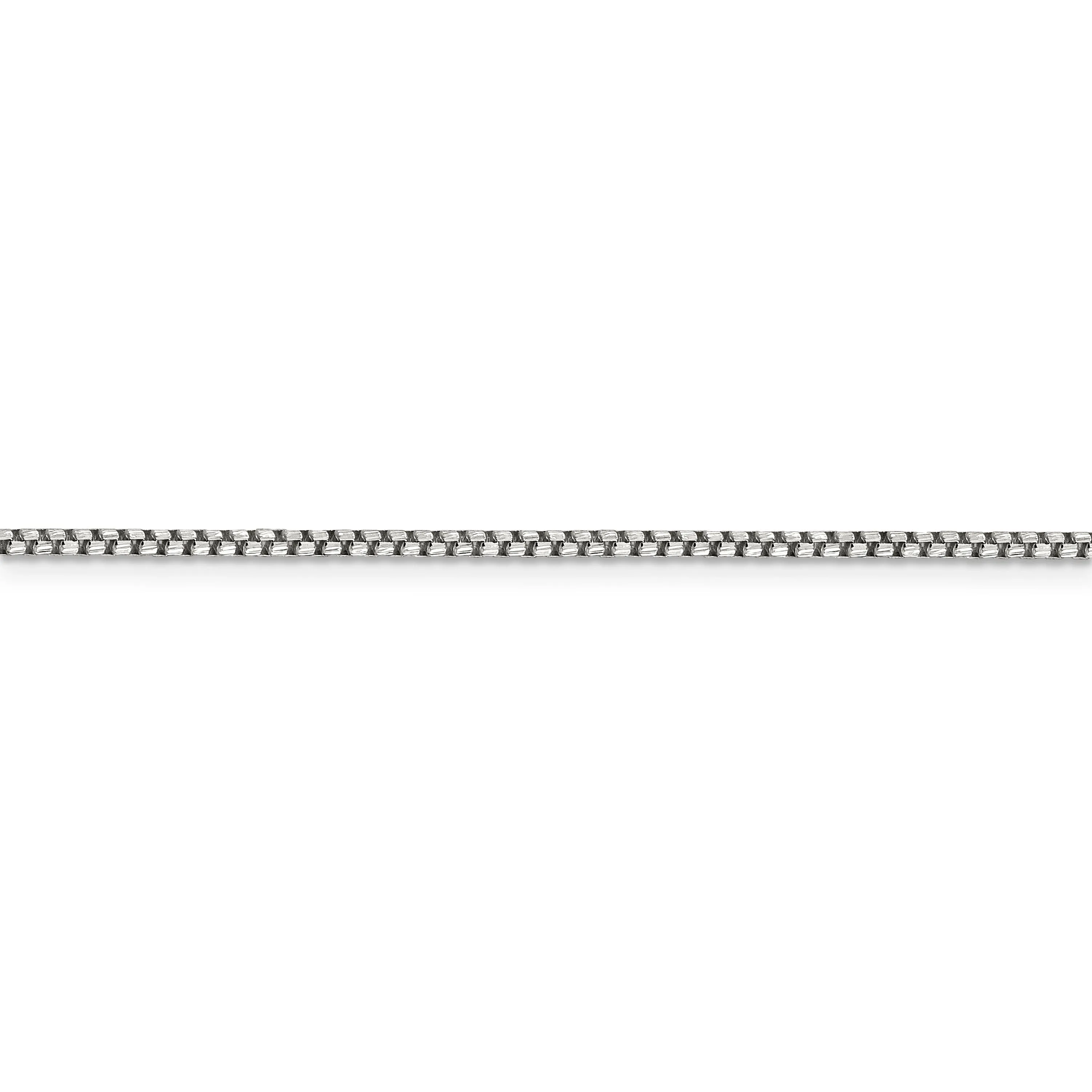 Silver D.C 1.75-mm Round Fancy Box Chain