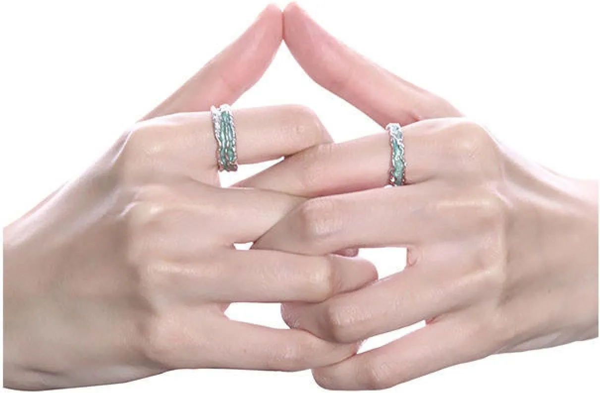 Silver Fashion Irregular Opening Couple Ring for Women Men Trendy Adjustable Finger Ring Lovers Jewelry Gift,1pc for Women,Resizable