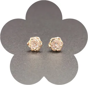 Sparkling Flower Stud Earrings for Women Hypoallergenic and Elegant Stud Earrings for Women Holiday Stud Earrings for Christmas