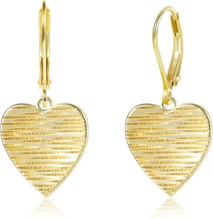 Sterling Silver Disc Dangle Earrings for Women Gold and Silver Circle Coin Geometric Flat Hammered Drop Earrings Hypoallergenic Leverback Earrings for Jewelry Gifts