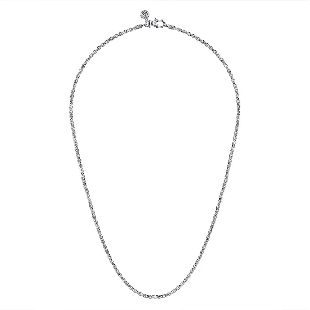 Sterling Silver Men's Link Chain Necklace