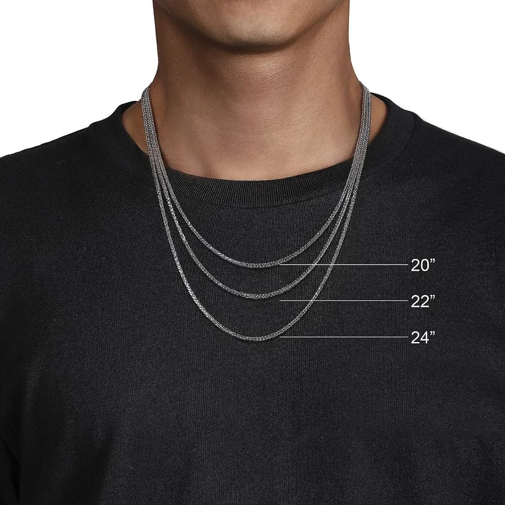 Sterling Silver Men's Link Chain Necklace