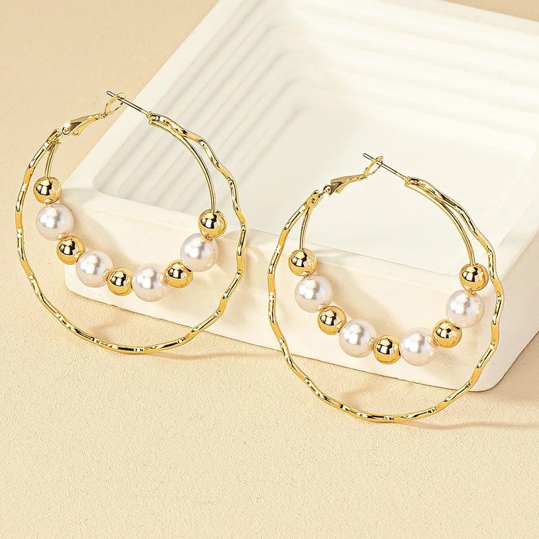 Stud Earrings for Women Trendy, Dangle Earrings Statement Wedding Earrings, Hypoallergenic Earrings Gift for Her