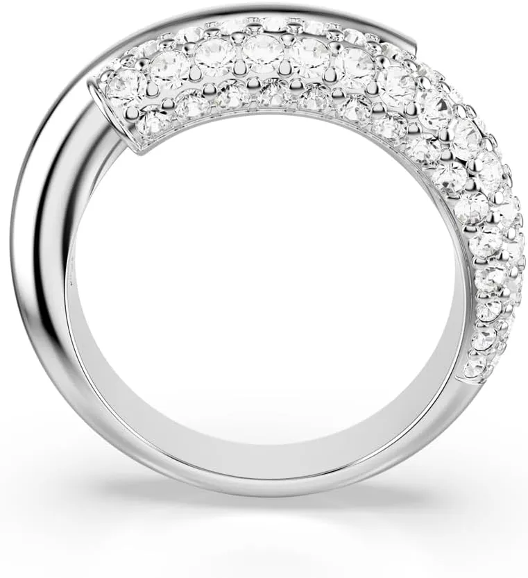 Swarovski Dextera Ring, Clear, Rhodium Finish