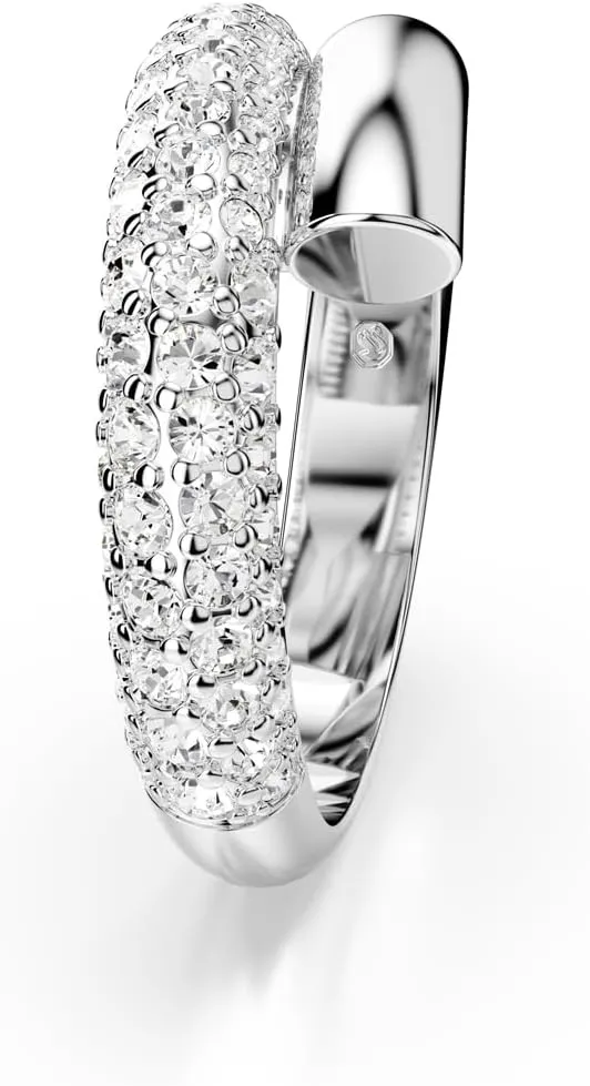 Swarovski Dextera Ring, Clear, Rhodium Finish