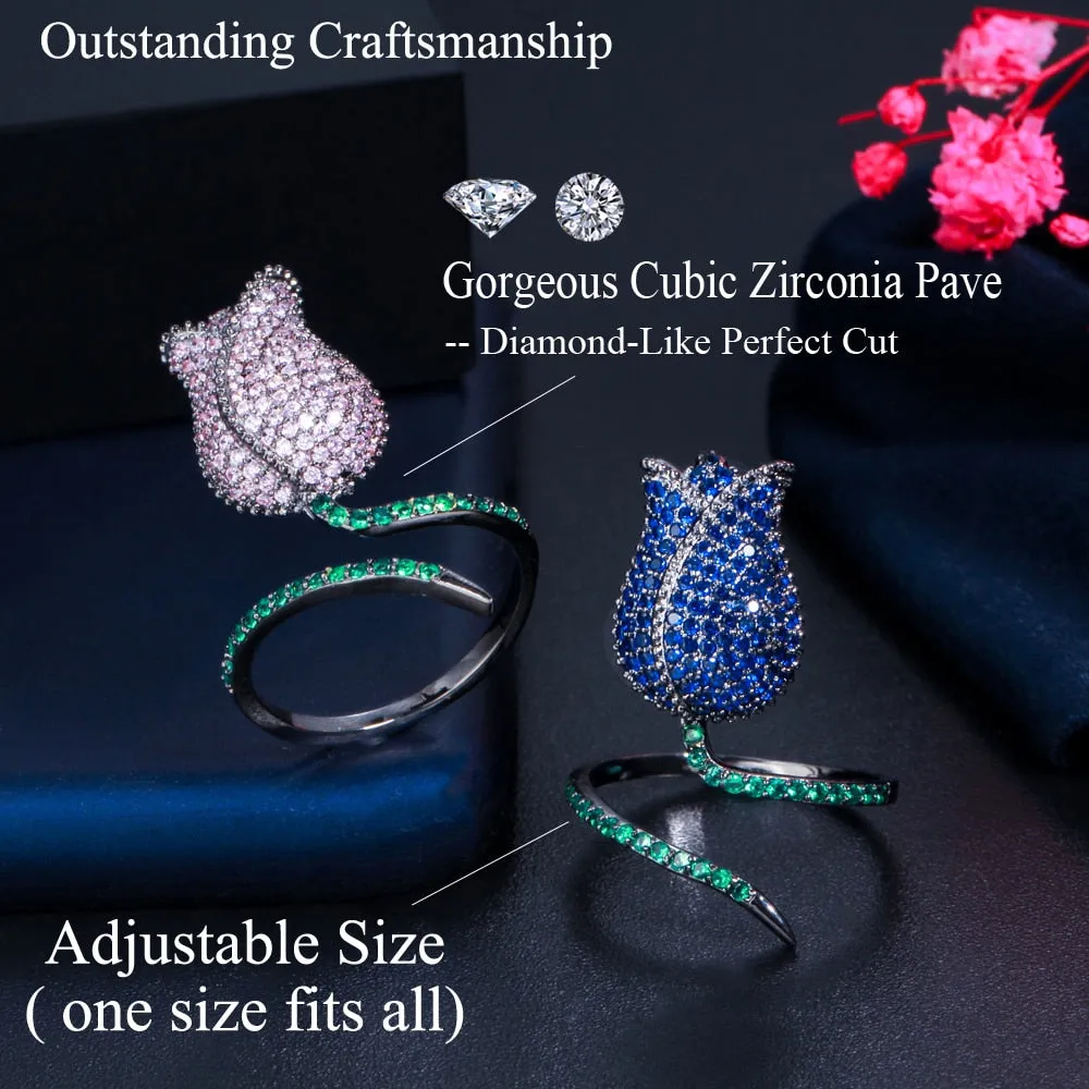 TEEK - Rose Two Tone Rose Rings